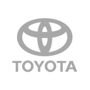 Toyota logo grey transparent