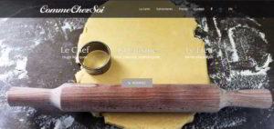 CommeChezSoi Homepage Screenshot - Produced by Produktiv Media