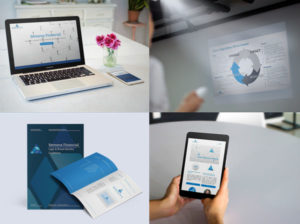 Sernova Financial Website, slides, newsletter template, and branding guidelines producted by Produktiv media